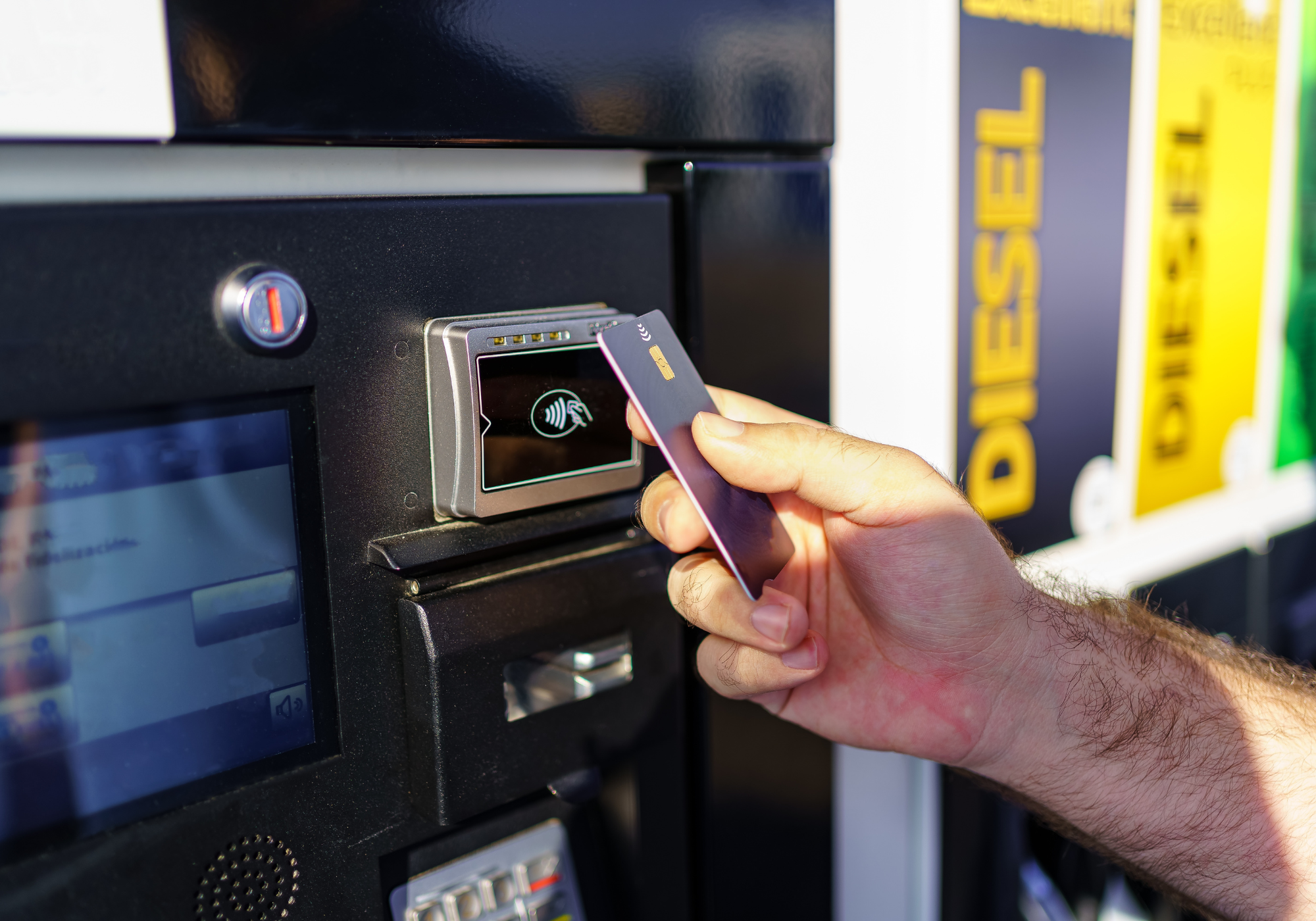skimmer at gas station 